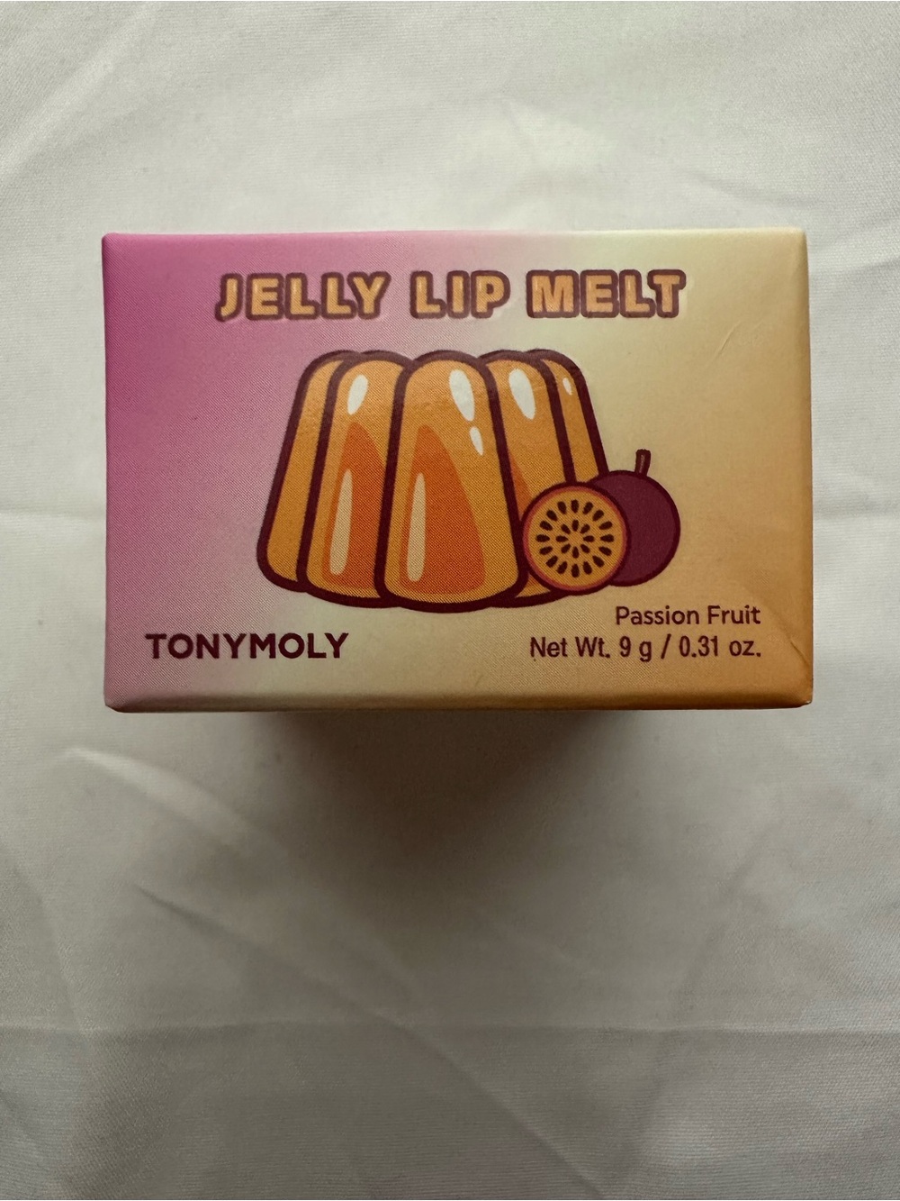 TonyMoly Jelly Lip Melt Passion Fruit Hydrating Lip Mask Balm 0.31 oz NIB